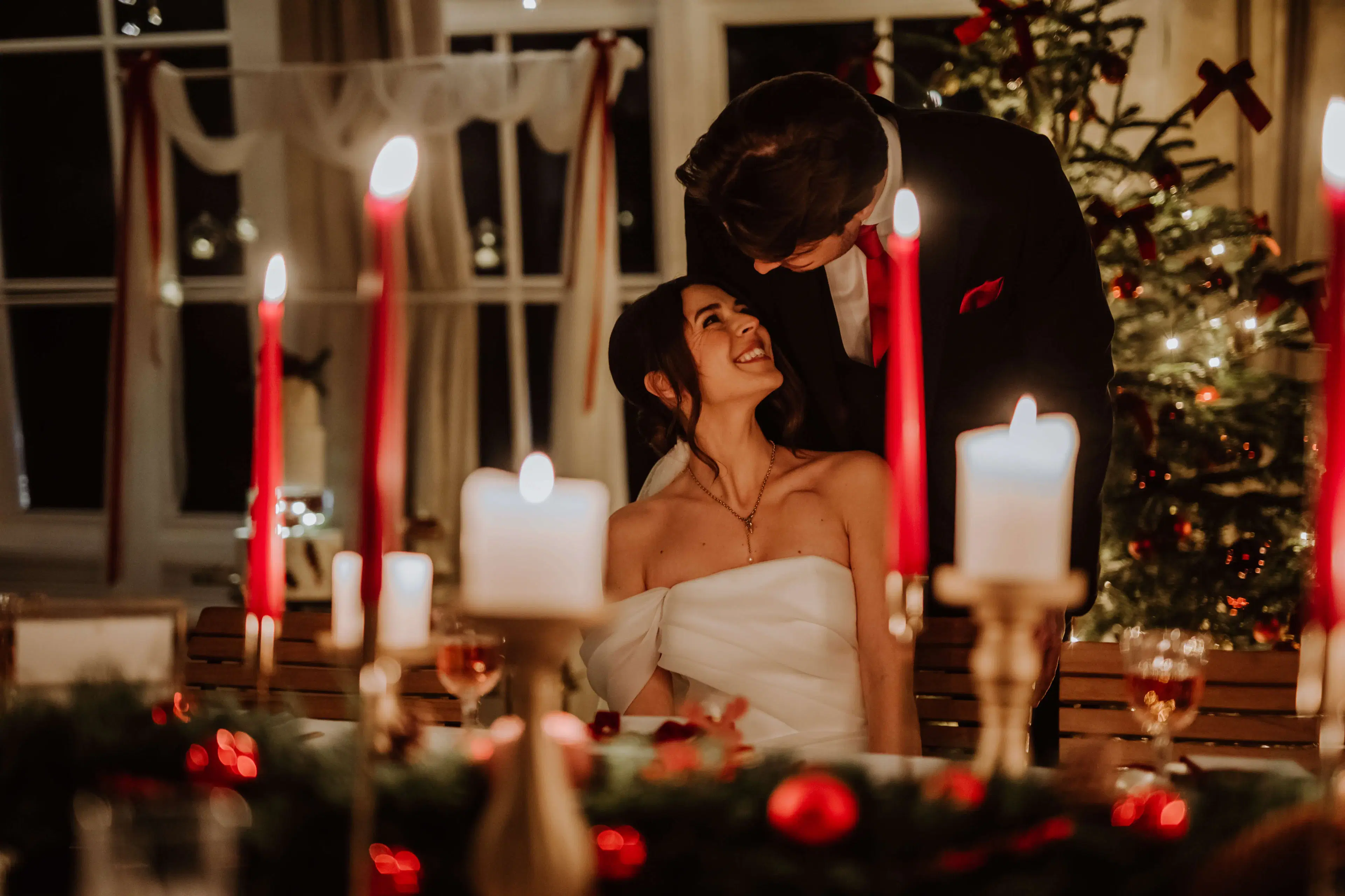 Detaillierte Hochzeitsplanung in Wien, winterliches Konzept