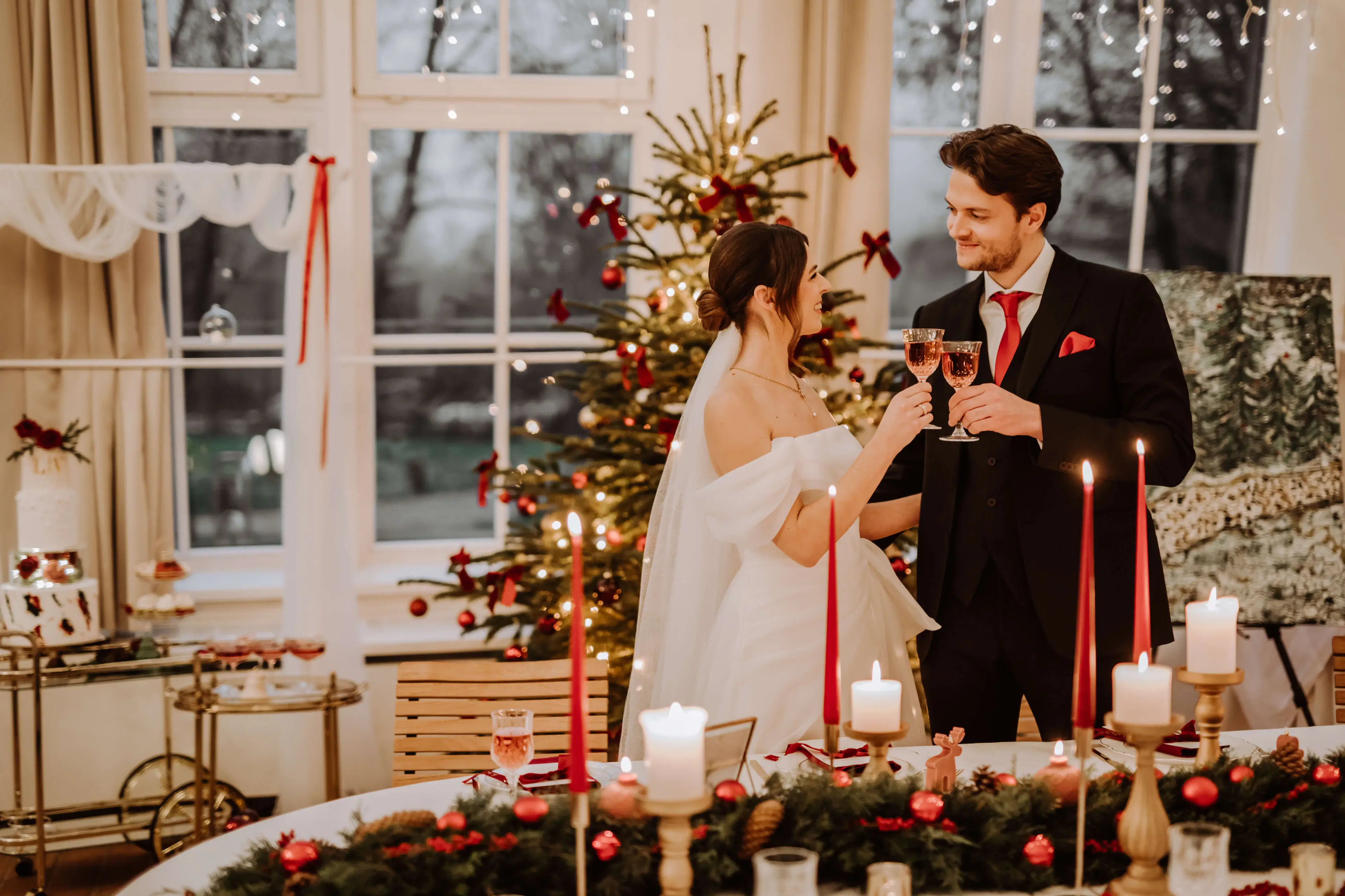 Professionelle Tagesbetreuung bei Winterhochzeit in Wien