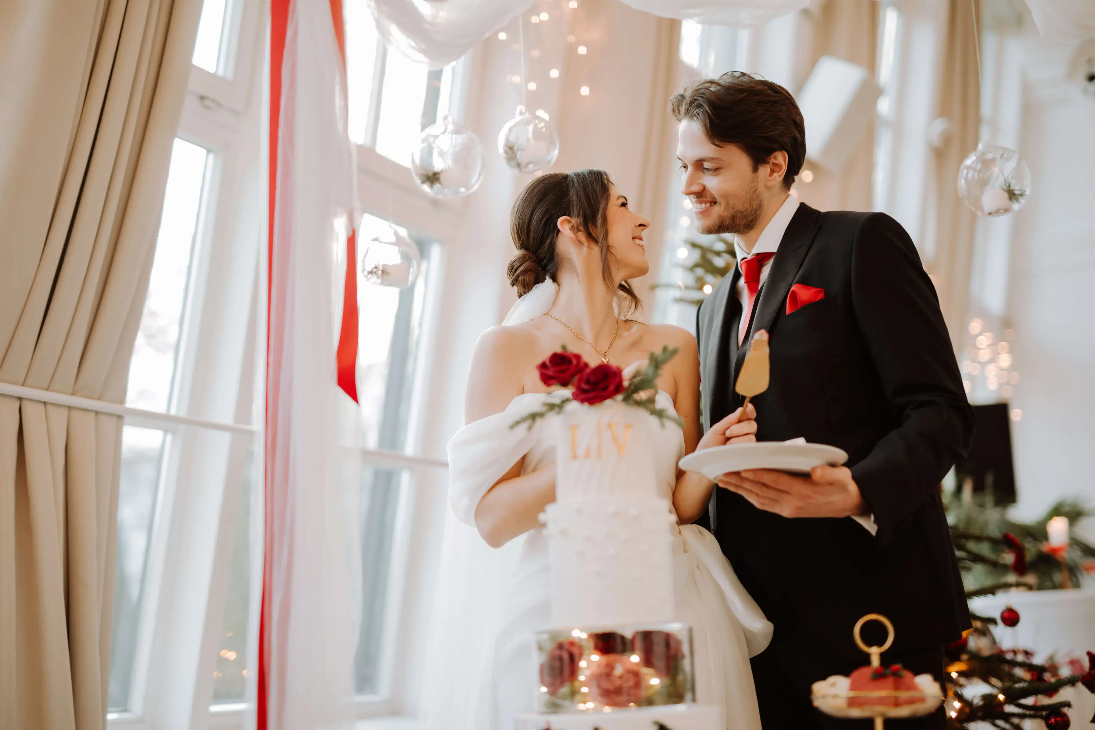 Festliche Winterhochzeit in Wien, professionell organisiert